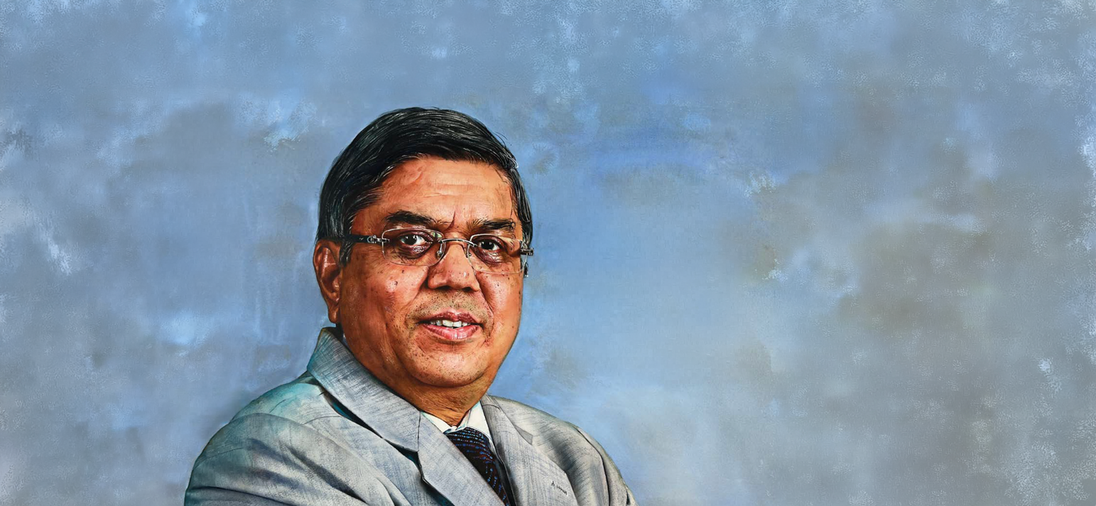 Painterly portrait of Tulsi Tanti
