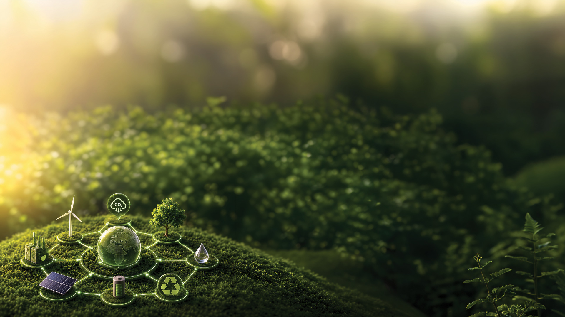 Connected renewable energy and circularity systems